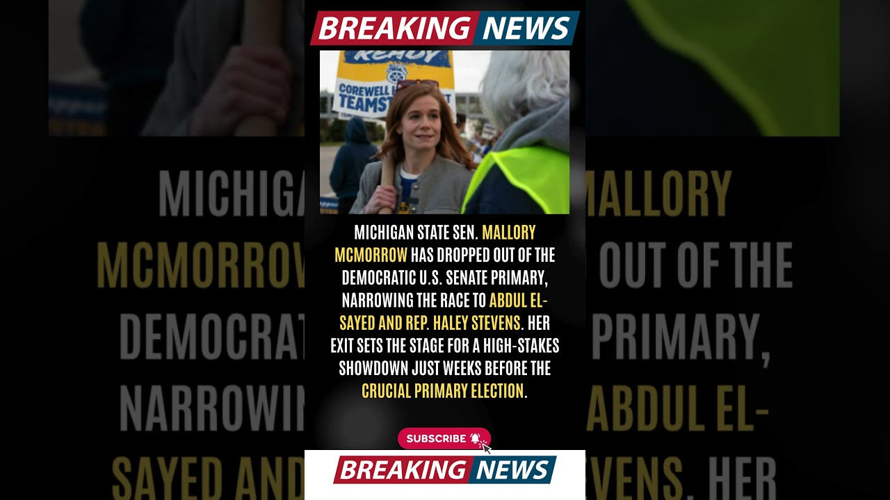 🗳️ Major Shake Up in Michigan Senate Race