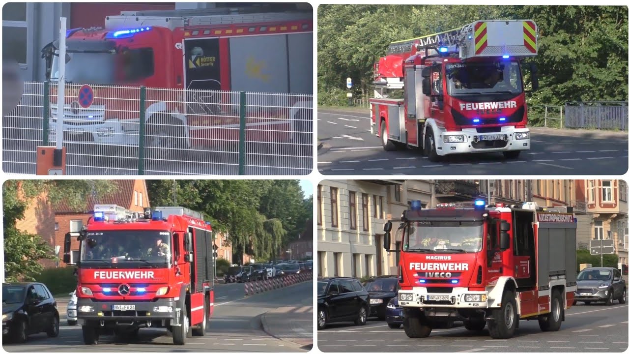 BF / FF / WF Werft - Einsatzfahrten Feuerwehr Wismar
