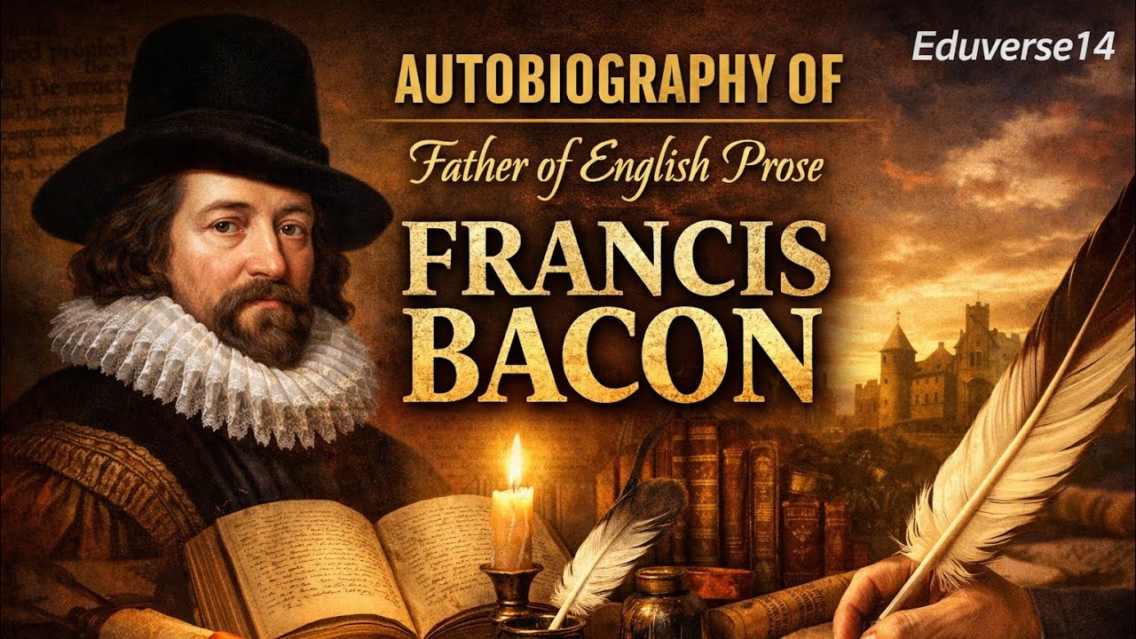 Francis Bacon Biography in English Literature | Life & Works Explained #eduverse14 #essay