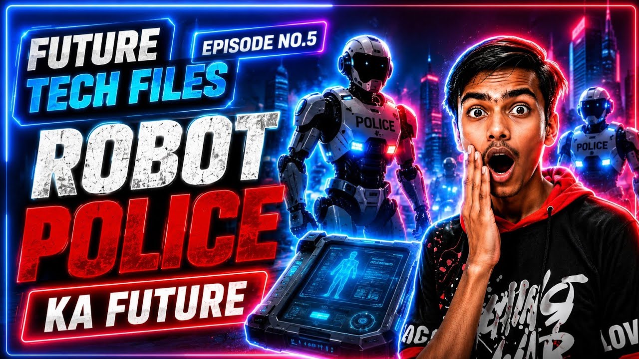 Robot Police Will Replace Human Cops?🤖 The Future of AI Policing Explained | Future Tech Files Ep.5✅