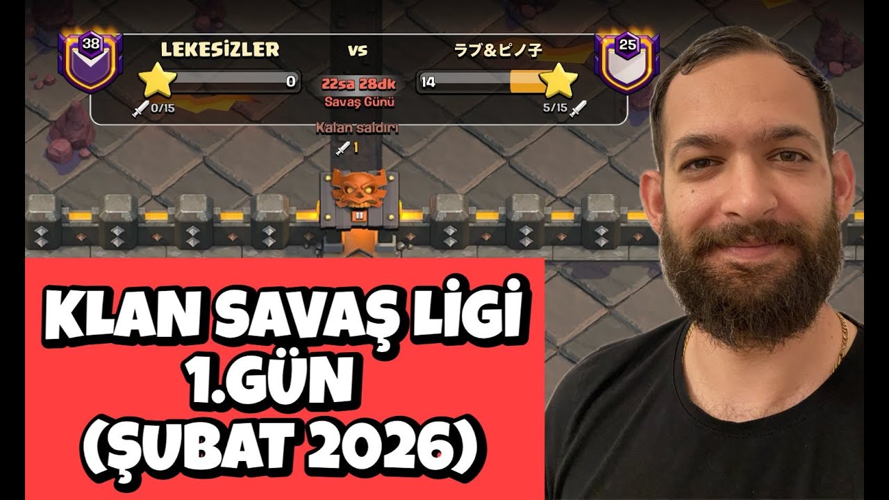 BAŞLIYORUZ ! KLAN SAVAŞ LİGİ 1.GÜN ! CLASH OF CLANS