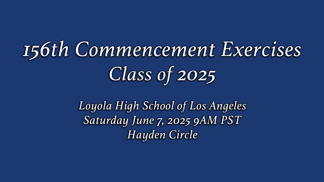 156th Commencement Exercises