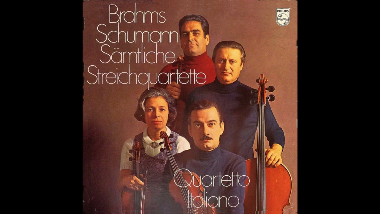 SCHUMANN - String Quartet, Op.41 No.1 - Quartetto Italiano (1967)