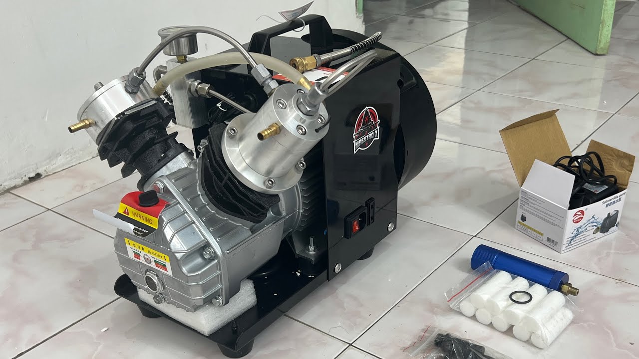 KOMPRESOR PCP DOBEL SILINDER / PISTON GANDA TERKOKOH 2024… PENGRAJIN SENAPAN ANGIN WAJIB PUNYA