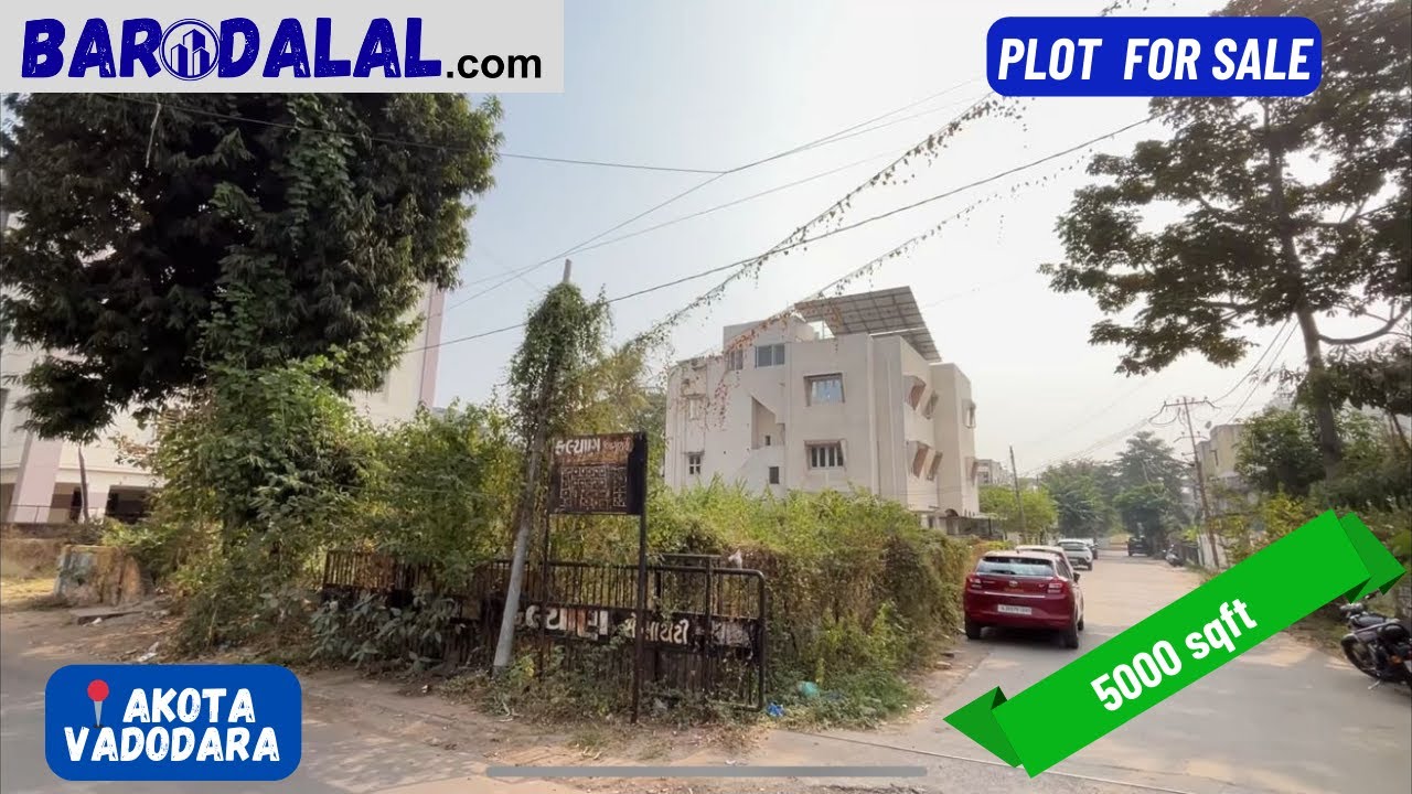 plot for sale in vadodara, akota , kalyan Society