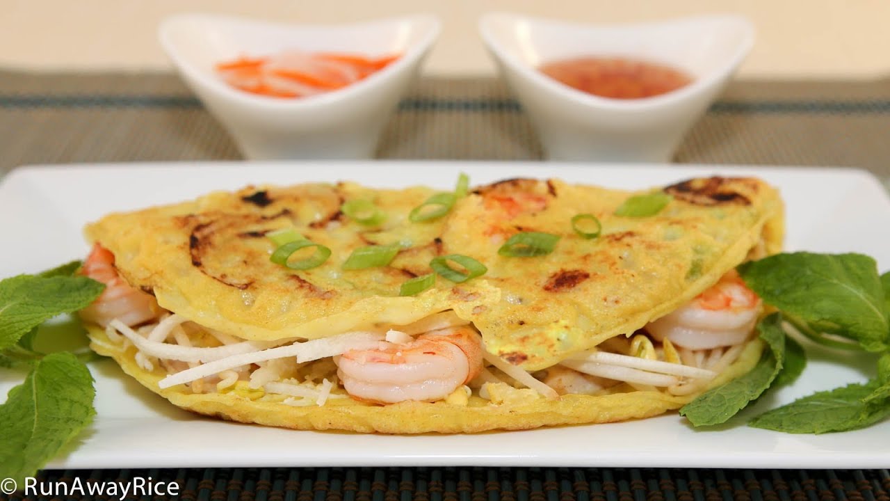 Sizzling Savory Crepes (Banh Xeo)