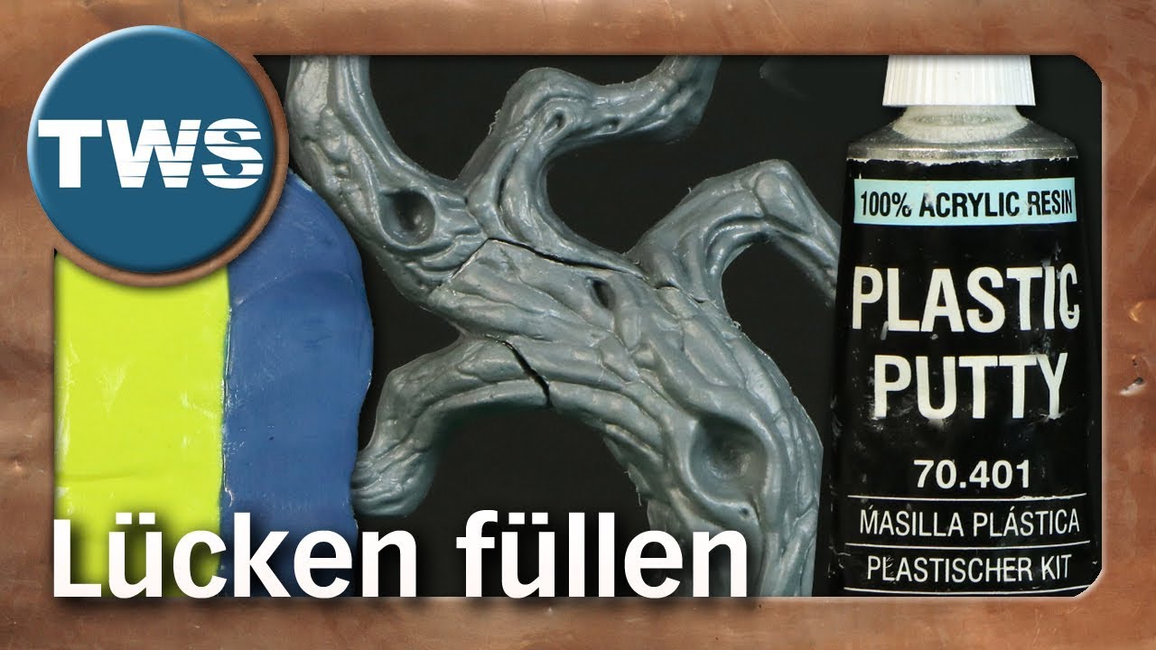 Tutorial: Lücken füllen mit Green Stuff und Plastic Putty / filling gaps (Tabletop-Zubehör, TWS)