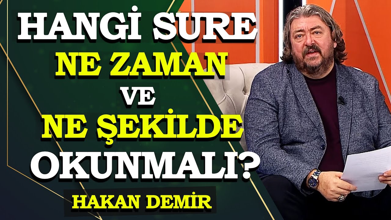 Kur'an-ı Kerim Surelerinin Özellikleri Nelerdir? Hangi Sureyi Ne Amaçla Kullanmalıyız? -Hakan Demir
