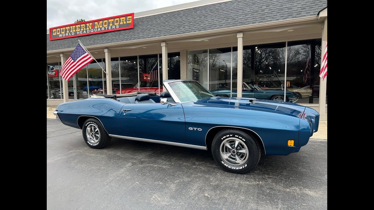 1970 Pontiac GTO Convertible $65,900.00