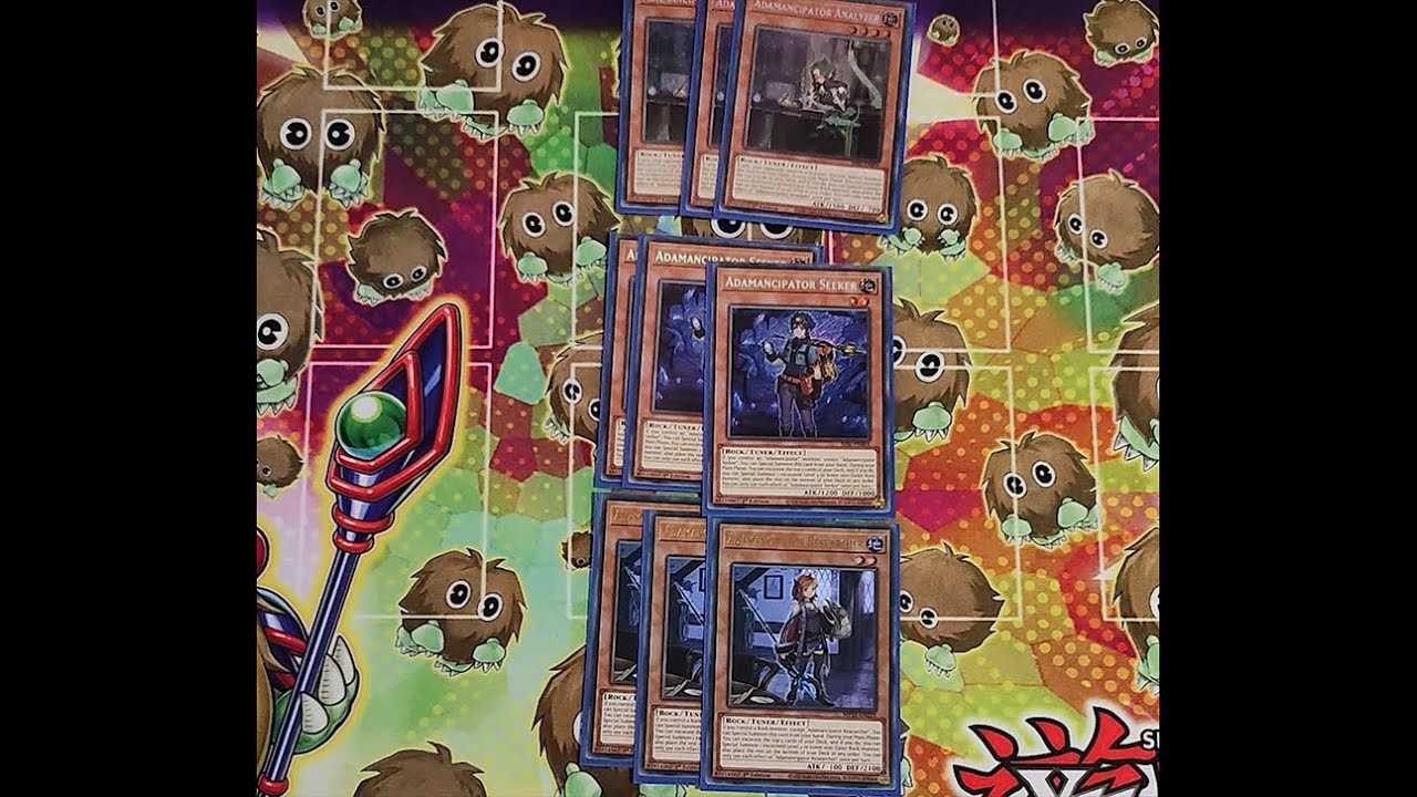 Yu-Gi-Oh 1st Place OTS Adamancipator Rock Deck Profile 2022