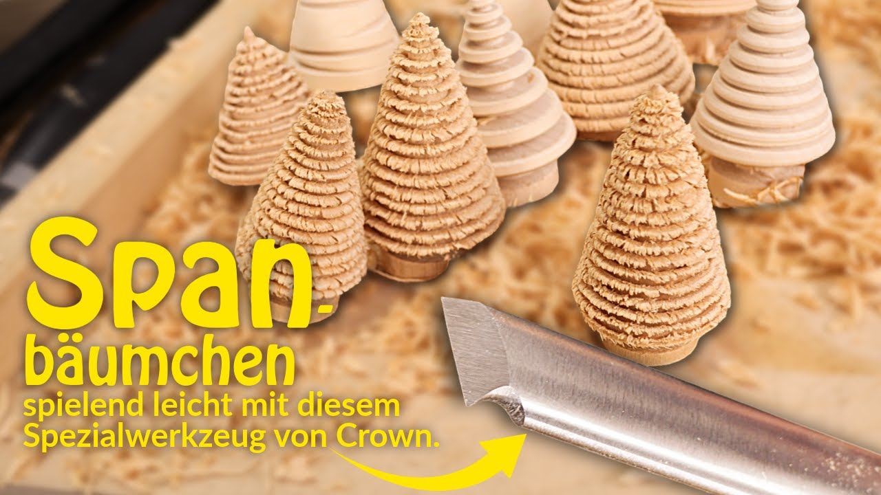 Spanbäumchen & Co: Weihnachtsdeko drechseln + Spezialwerkzeug für Rollbäumchen