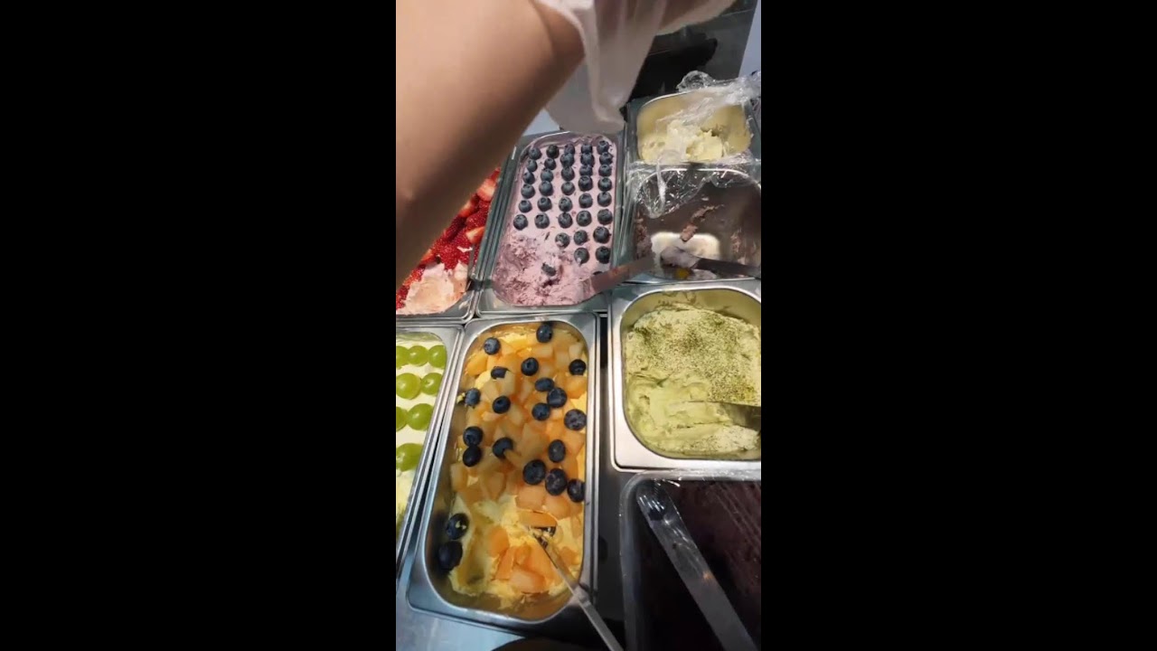 🔥LIVE yummy Fruit Cheese Mochi #satisfyingvideo #streetfood #yummy