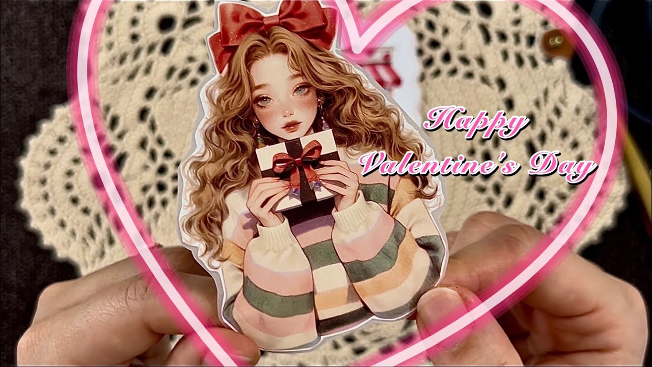 [다꾸아이]작년 쁘다상점 랜박으로 꾸며 본 발렌타인 다꾸💖🍫#다꾸asmr #journalwithme #scrapbooking #감성다꾸 #다꾸 