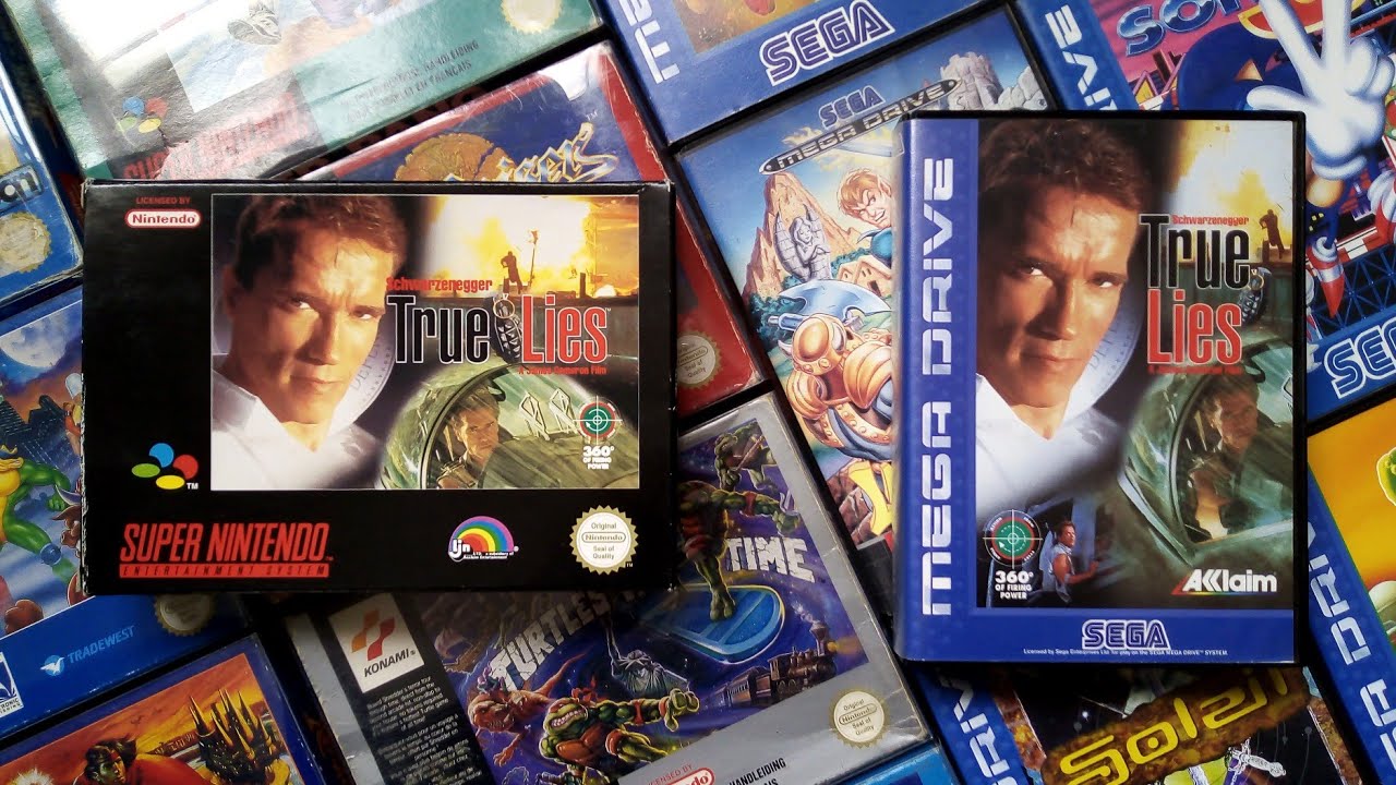 💢 Versus 💢 TRUE LIES 🔸 Super Nintendo 🆚 Sega Megadrive