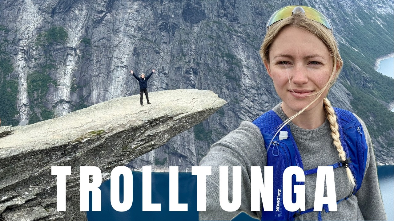 Facing My Fear on Norway’s Most Famous Cliff - 20 km Hike Trolltunga (Norway part 2)