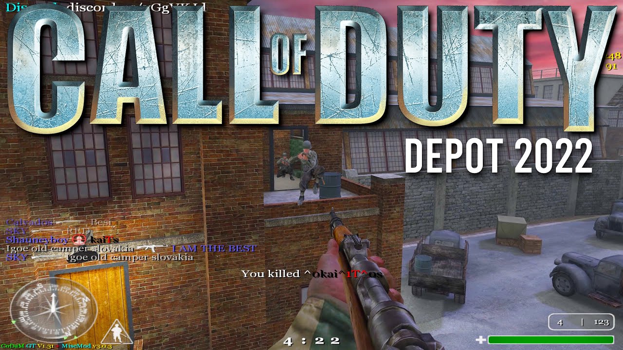 Call of Duty 1 Multiplayer In 2022 Depot Gameplay | 4K