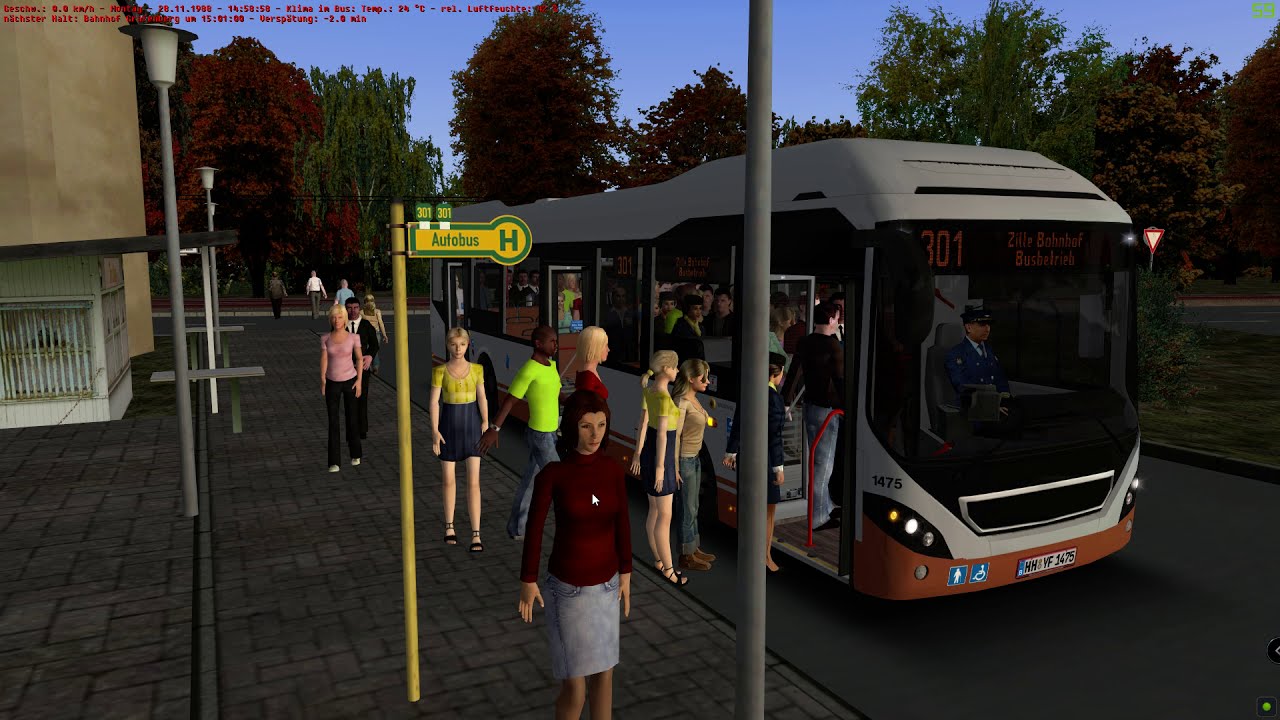 OMSI 2 | Volvo Hybride 7900 | MIVB Brussel STIB Bruxelles | K Bergbahn Map | Linie 301