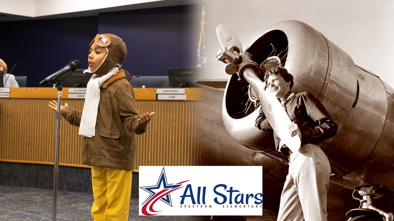 Elissa Morelos Pina's speech on Amelia Earhart | Gilbert Public Schools District | Gilbert, Arizona