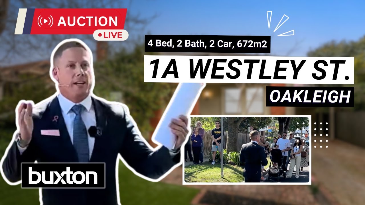 Live Auction @ 1A Westley Street, Oakleigh