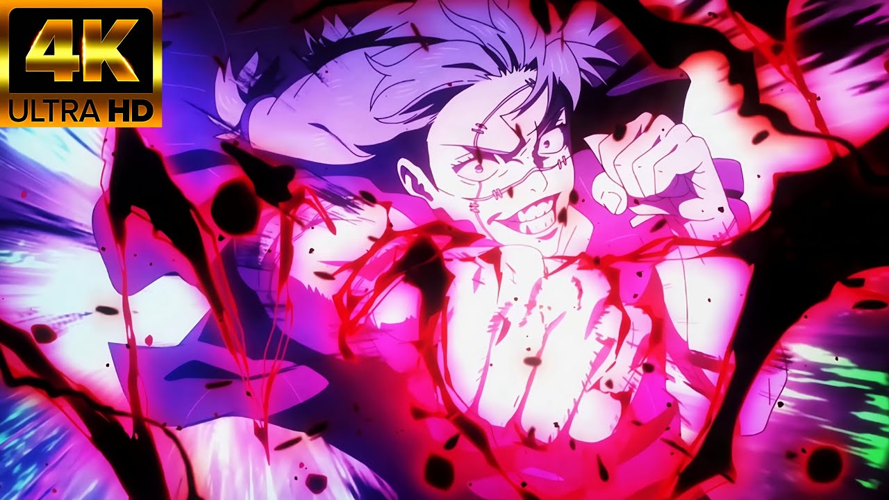 Black Flash 4K - Itadori Yuji and Todo Aoi vs Mahito - Jujustu Kaisen Season 2 Episode 20