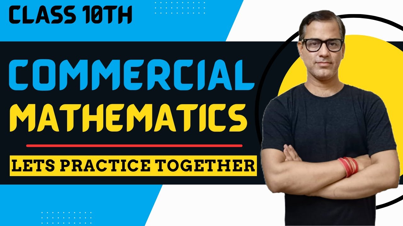 Commercial Mathematics | GST | Banking | Shares and Dividend | @sirtarunrupani