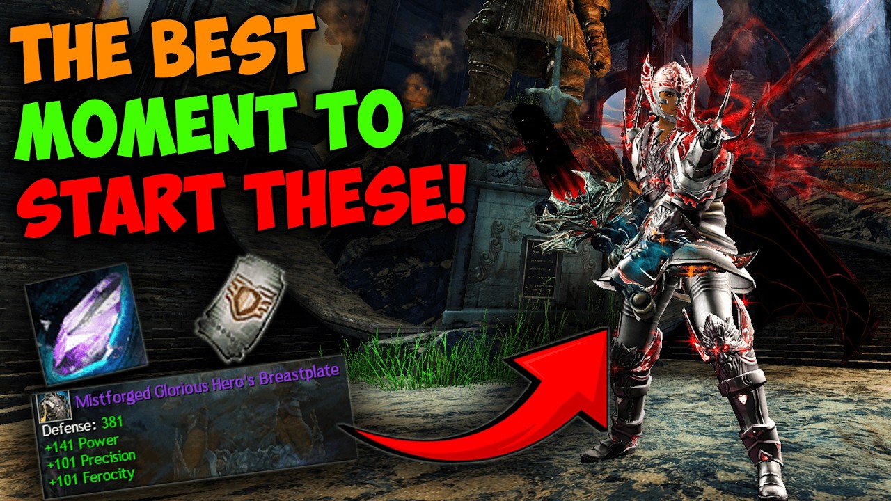Одна из САМЫХ ПРОСТЫХ легендарных броней в создании! Побеждаем в Guild Wars 2