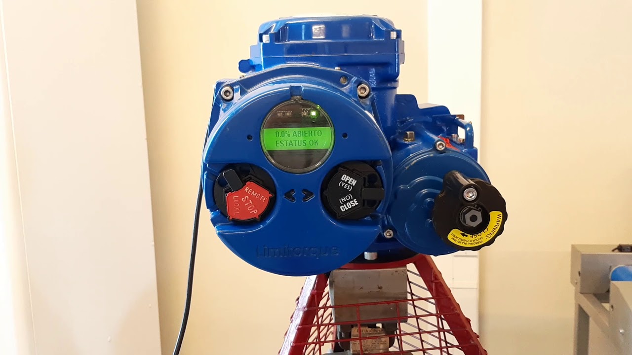VIDEO 2 configuración actuador Limitorque.