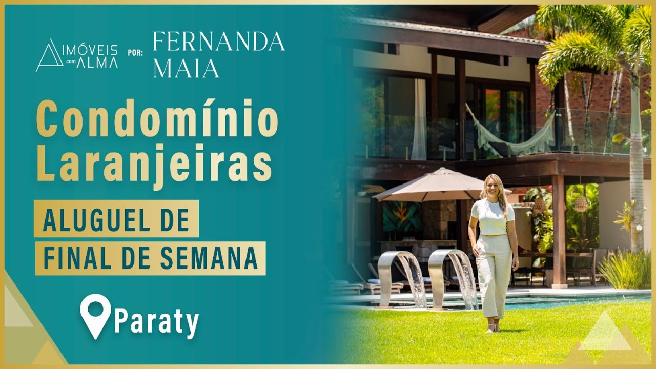 Casa de luxo com seis suítes no codomínio Laranjeiras em Paraty