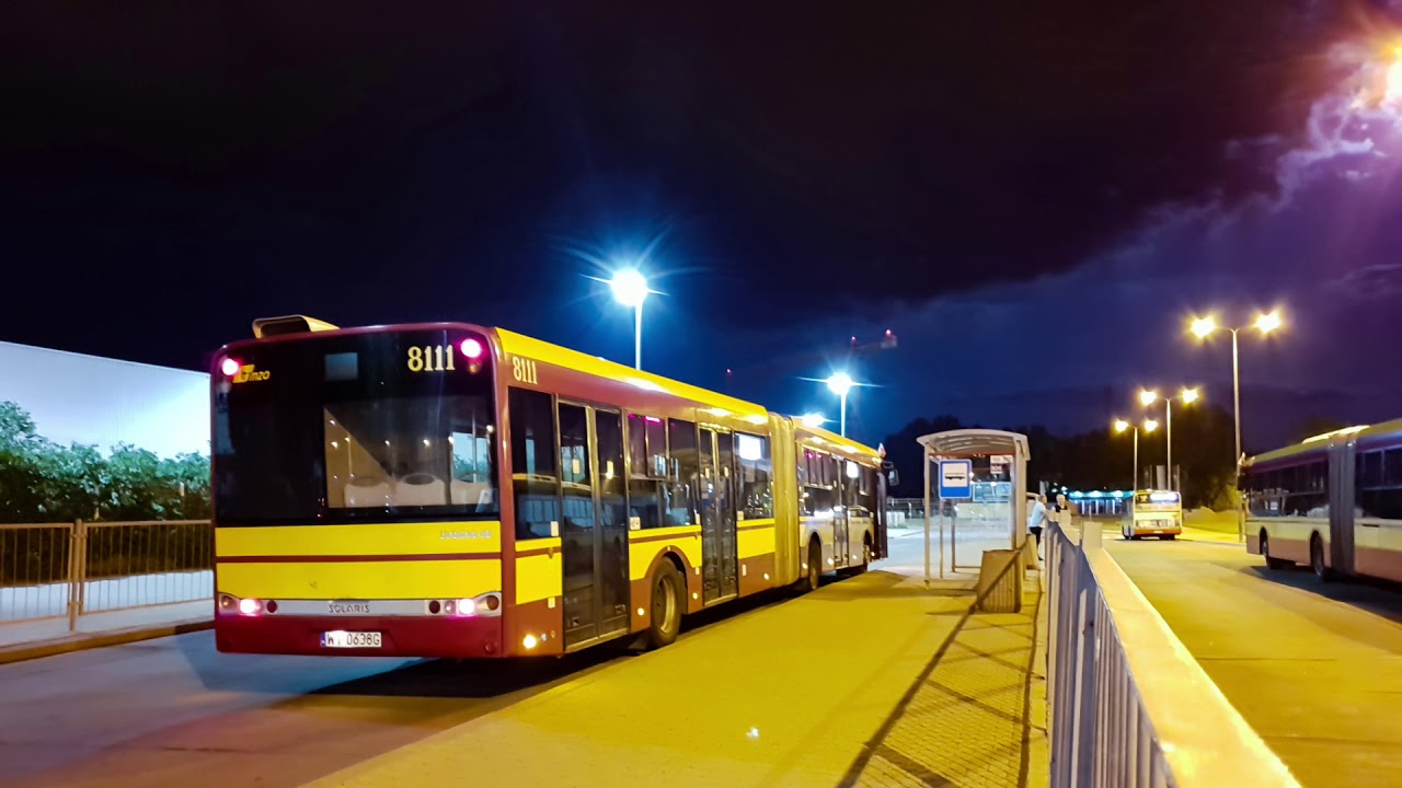 [Sound] Solaris Urbino 18 III #8111 | MZA Warszawa | Linia nocna N37