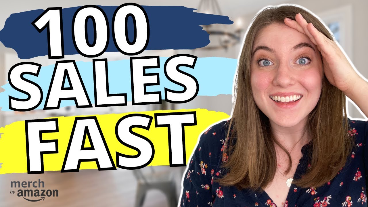 Get 100 Sales FAST on Merch By Amazon (Step By Step HACK!) | Amazon Merch Tips for Beginners Tier Up