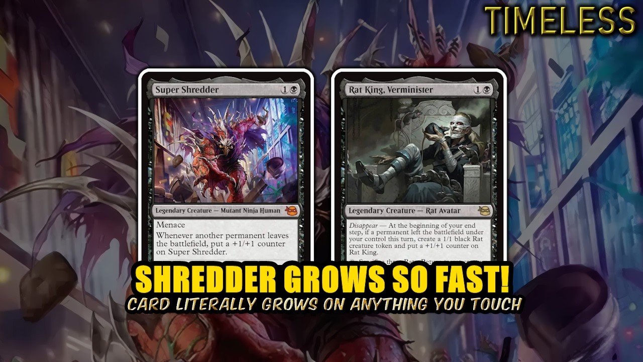 Super Shredder Is Literally Moonshadow on Steroids | RB Moonshadow | Timeless BO3 | MTG Arena