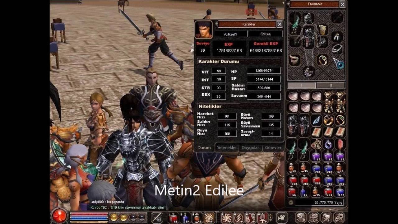 Metin2'nin EFSANESİ EdiLee den hi&ccedil; g&ouml;rmediğiniz g&ouml;r&uuml;nt&uuml;ler