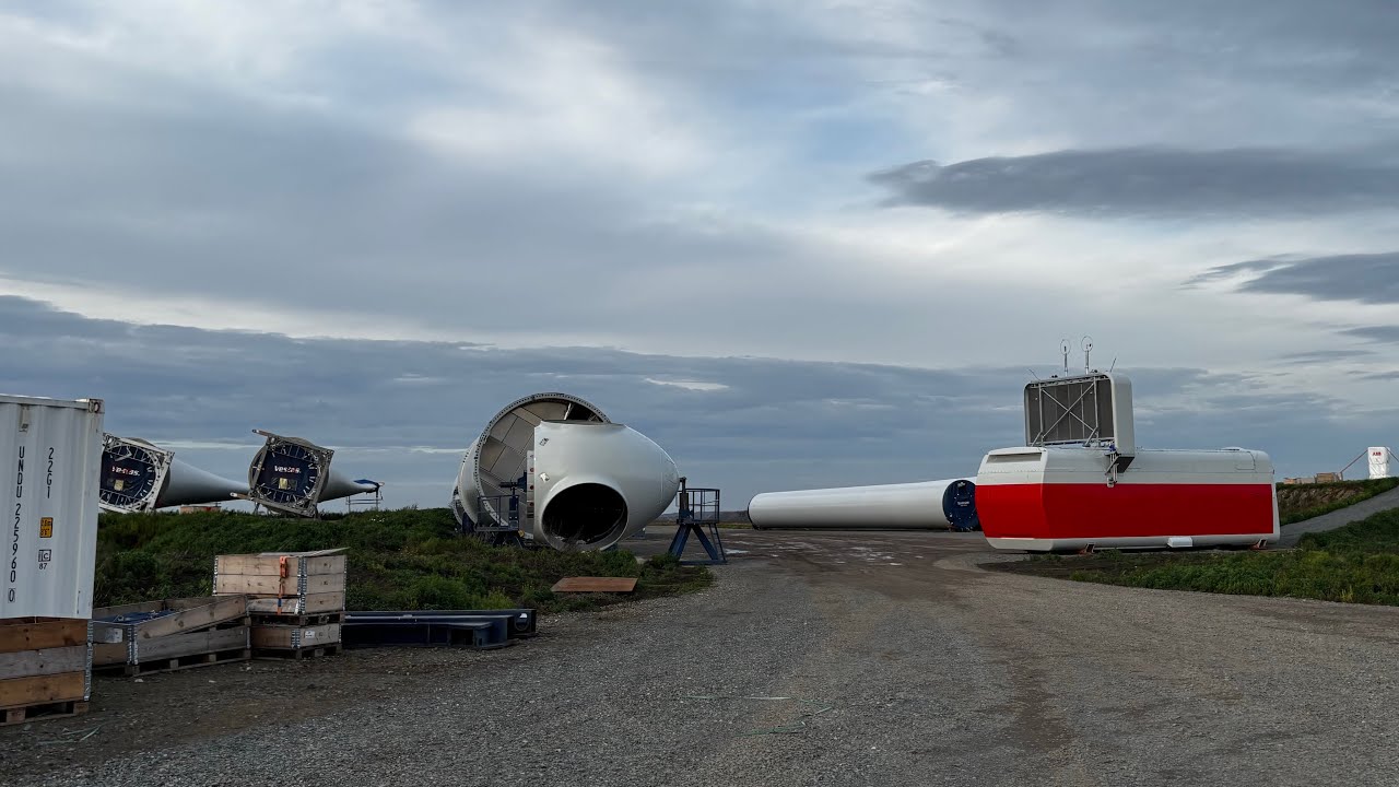 Windpark Ahlum Groß Bauprojekt 19x Vestas