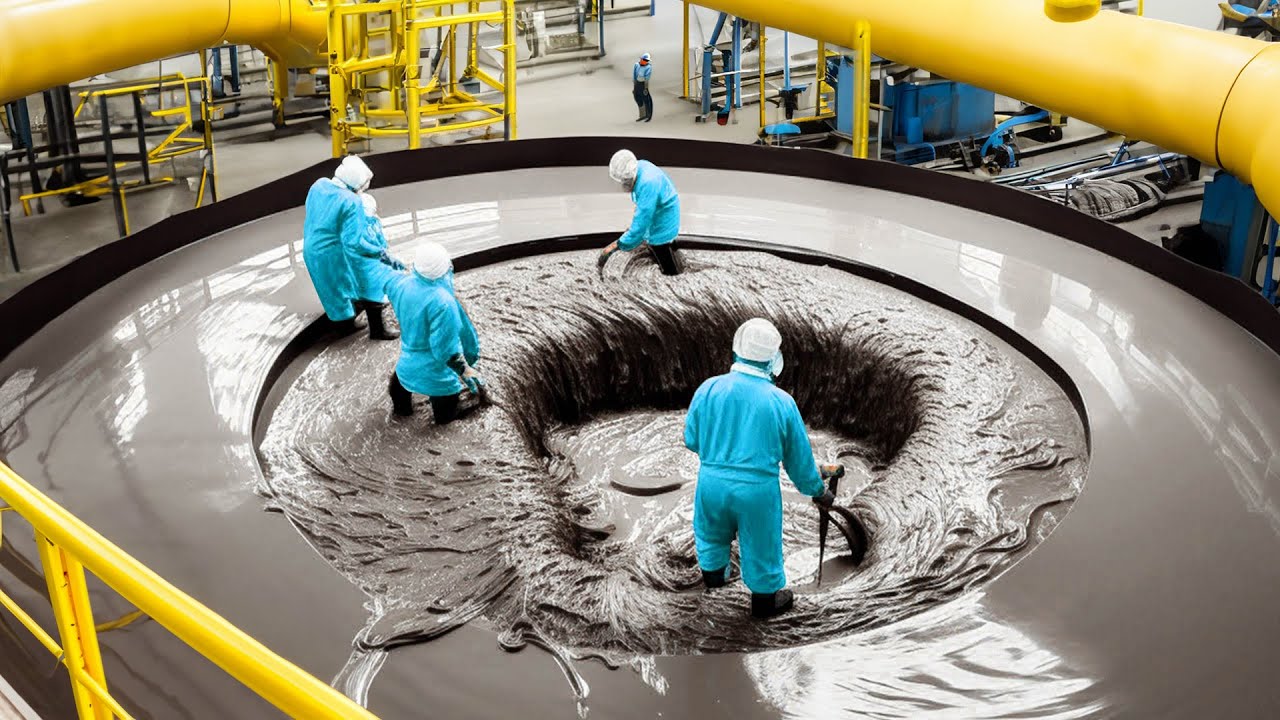 How CEMENT is Made. Heavy Machines at Work