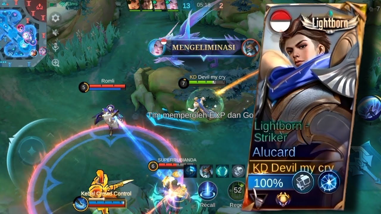 KESERUAN WAR ALUCARD MIDLANE!!!