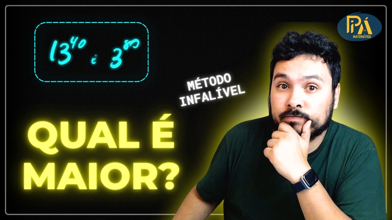 DESAFIO: Qual é maior 13⁴⁰ e 3⁸⁰?