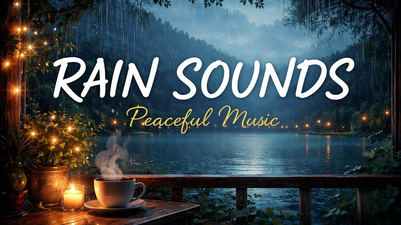 Peaceful Rain Night for Deep sleep | Relaxing Sleep Music