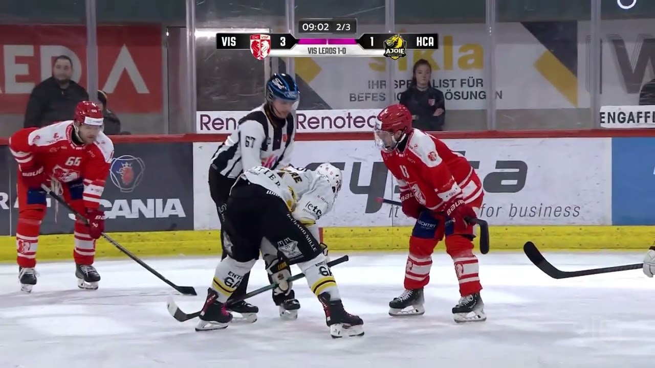 National League | EHC Visp - HC Ajoie | Saison 2024-2025 | 03.04.2025 | Barrages - Acte II