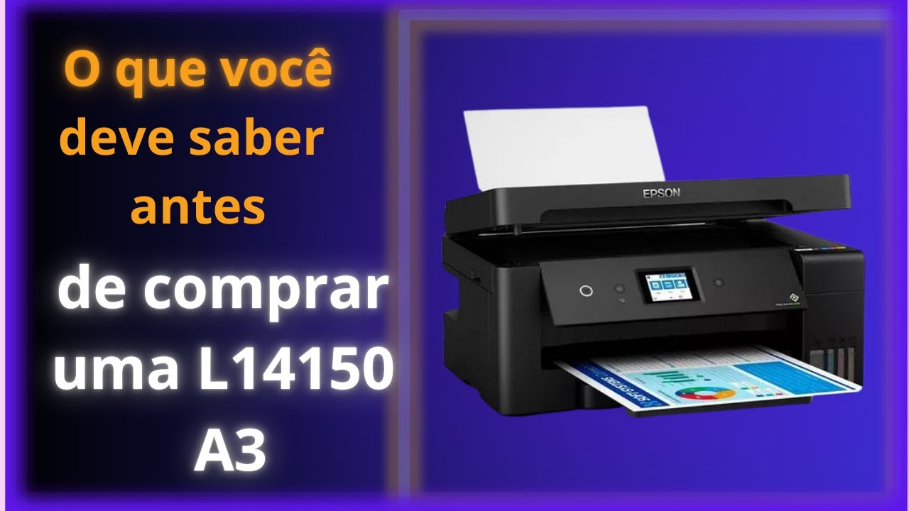 Pontos positivos e negativos da impressora L14150 para sacolas personalizadas #maquinadecorteevinco