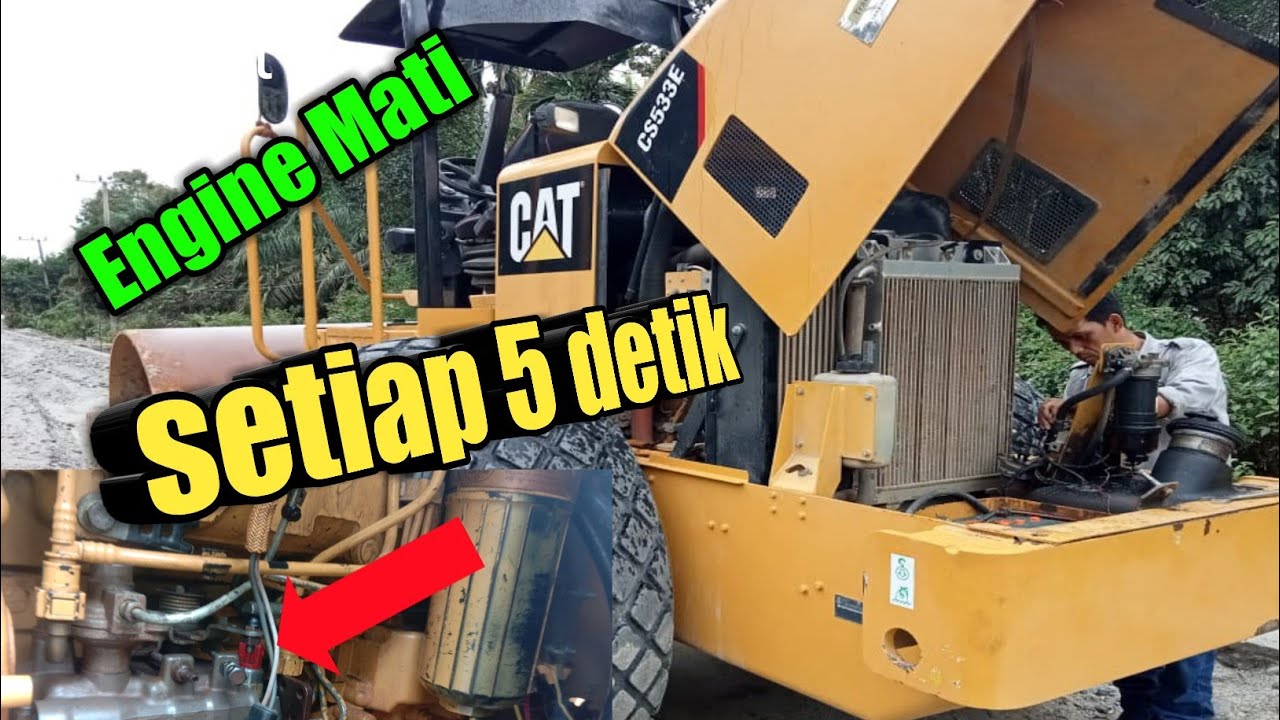 Salah satu penyebab compactor Cat CS533E Sering Mati - Mati
