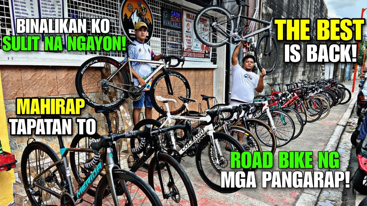 BINALIKAN KO MAS MABABA NA PALA BENTAHAN DITO KUMPARA DATI! TOP OF THE LINE IMPORTED ROAD BIKE!