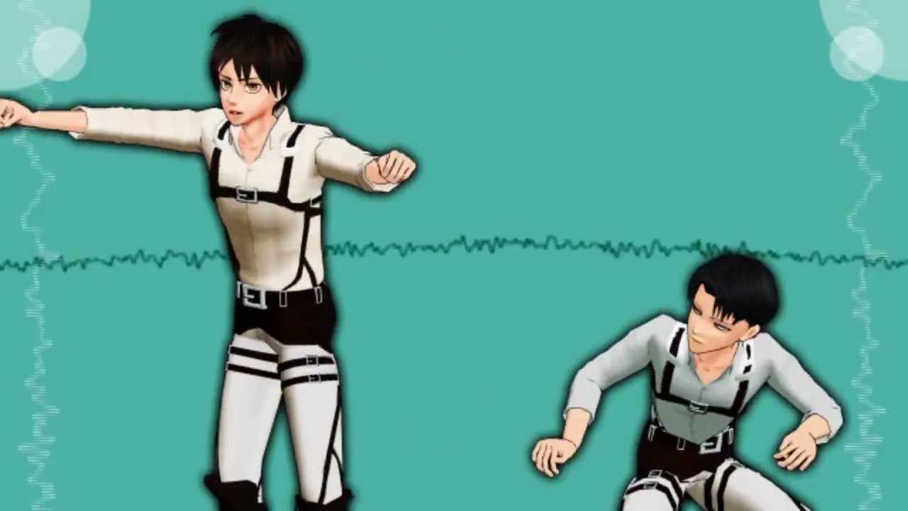 【進撃のMMD】エレンと兵長でテトロドトキサイザ2号
