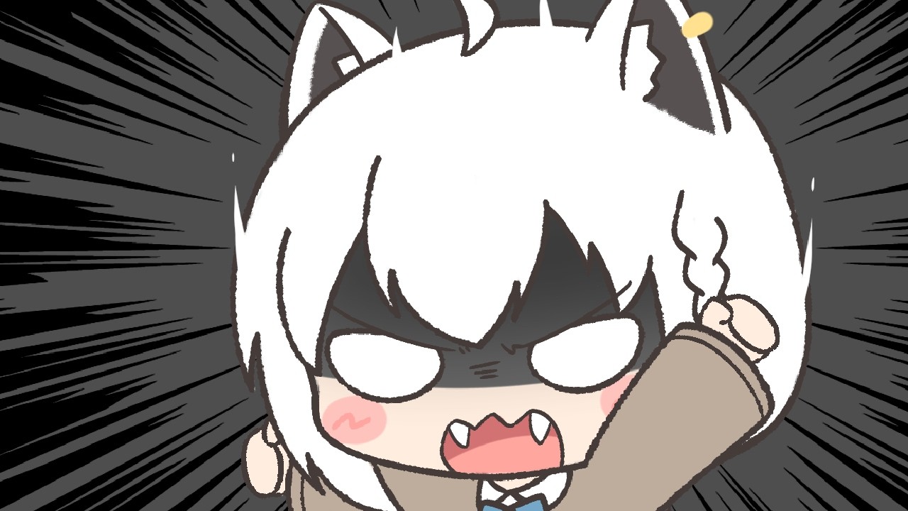 【手描き】ルイ姉のウソに気付けなかった白上フブキ【白上フブキ/ホロライブ】