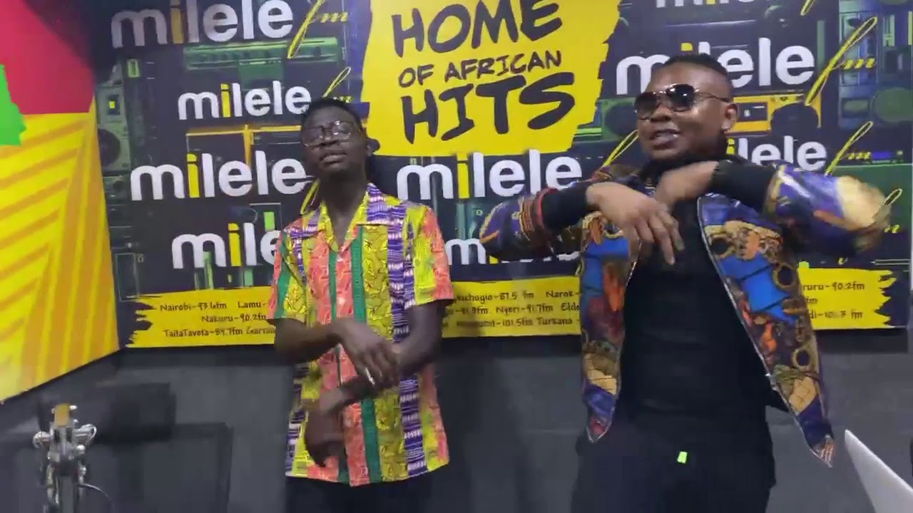 Mca Tricky dancing like a slayqueen at Milele Fm