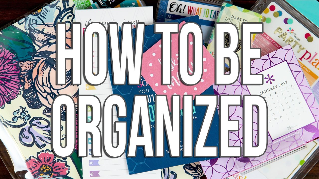 How to Be More Organized in 2017 | Giveaway