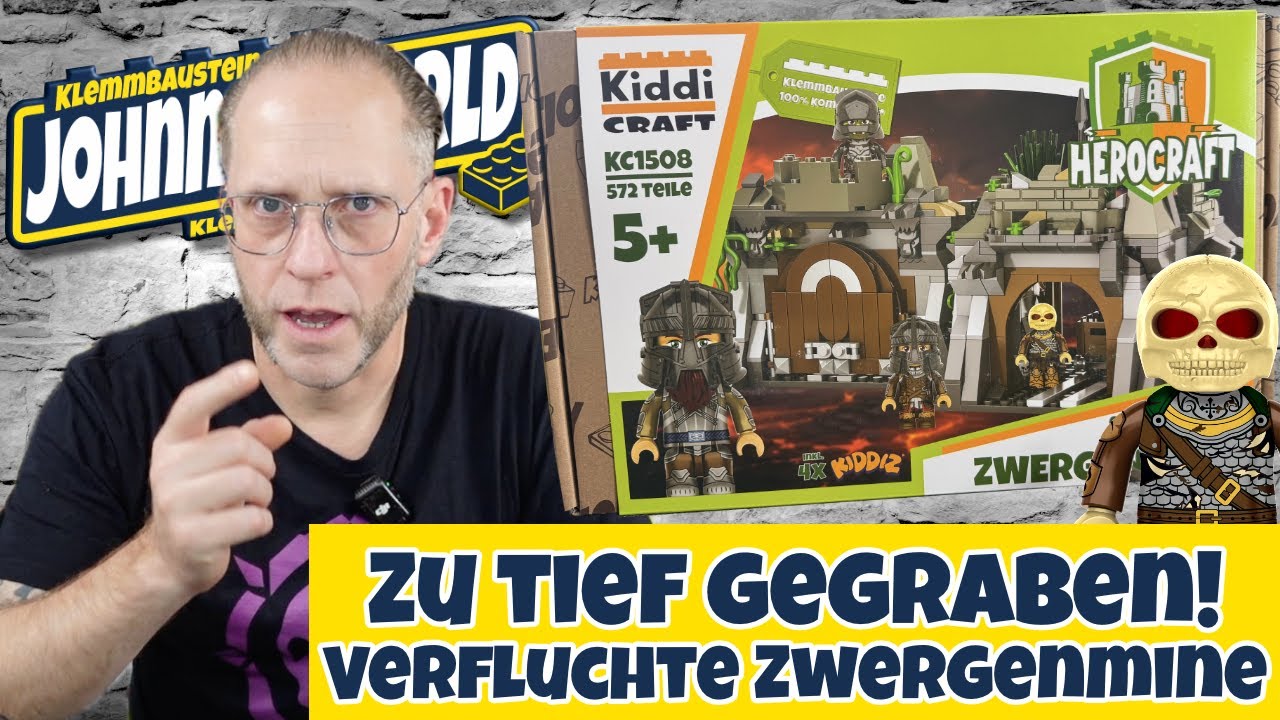 Zu tief gegraben! Die verfluchte Zwergenmine von Kiddicraft Herocraft KC1508