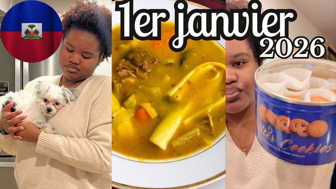 🇭🇹NOUVELLE ANNÉE AVEC SOUPE JOUMOU, FAMILLE ET AMIS | VLOG