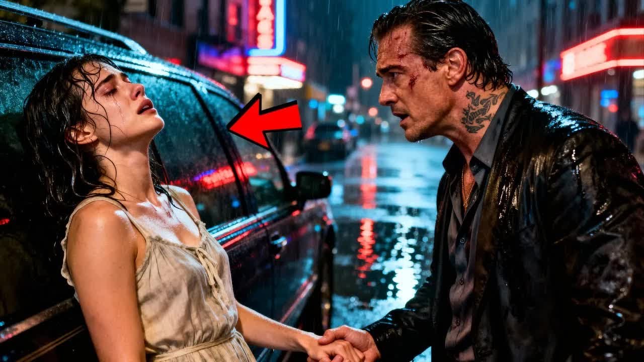 Lonely Mafia Boss Found Struggling Woman Alone Beside His Car, He Took Her Hand And Did This To