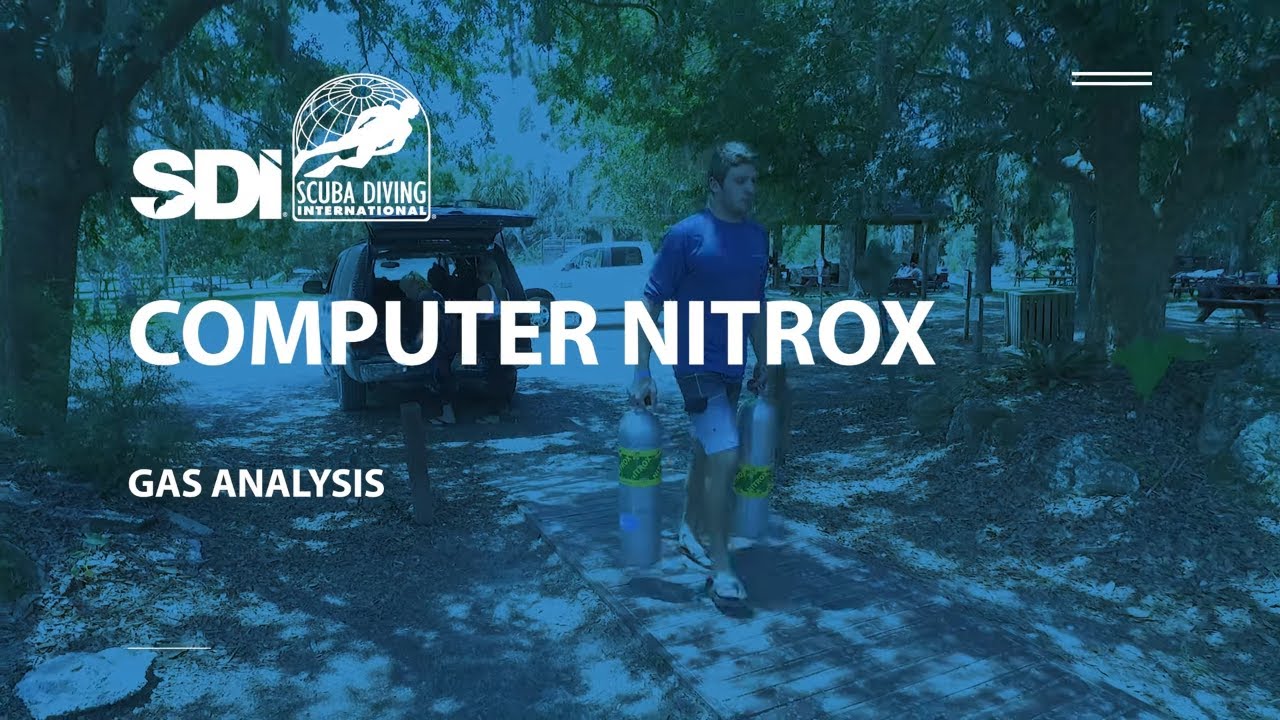 Как анализировать дыхательный газ - SDI Computer Nitrox - Scuba Diving International