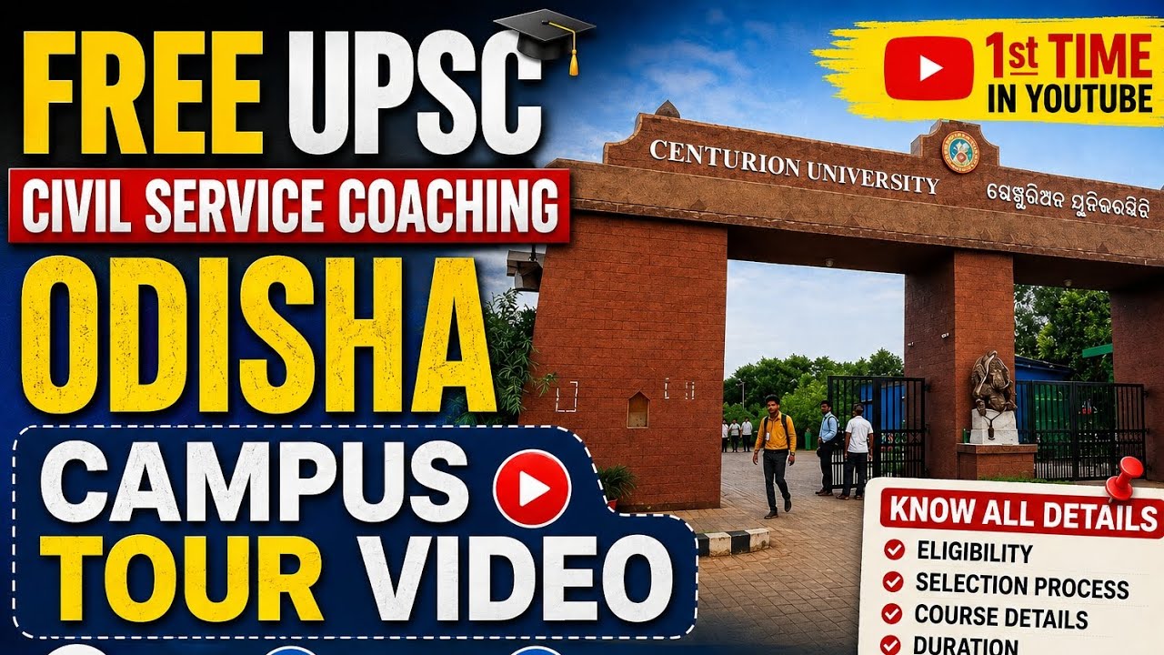 FREE UPSC CIVIL SERVICE COACHING // CAMPUS TOUR // KNOW ALL DETAILS 